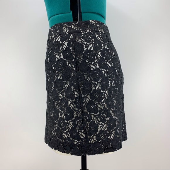 Pure Alfred Sung Black Lace Mini Skirt, Medium - Picture 7 of 16